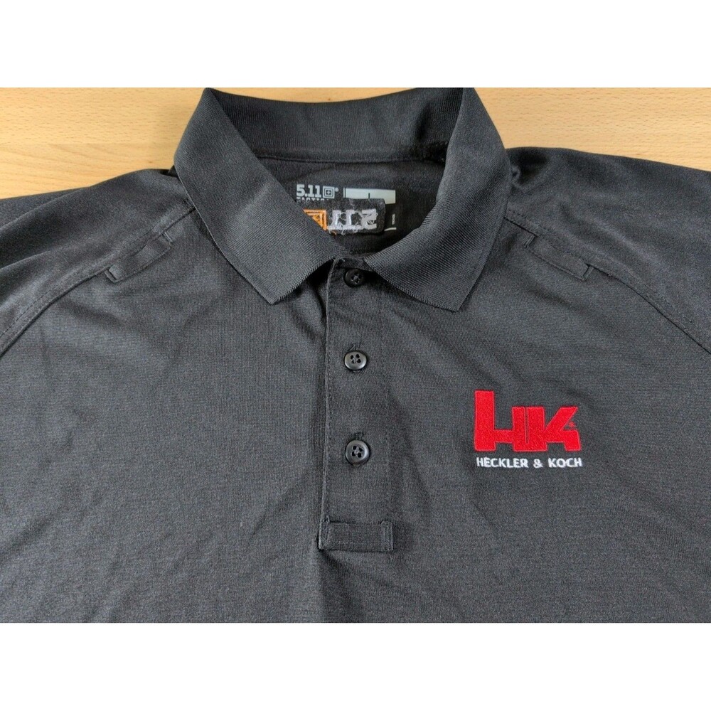5.11 Tactical Mens Large Heckler & Koch HK Performance Polo Shirt Short Sleeve